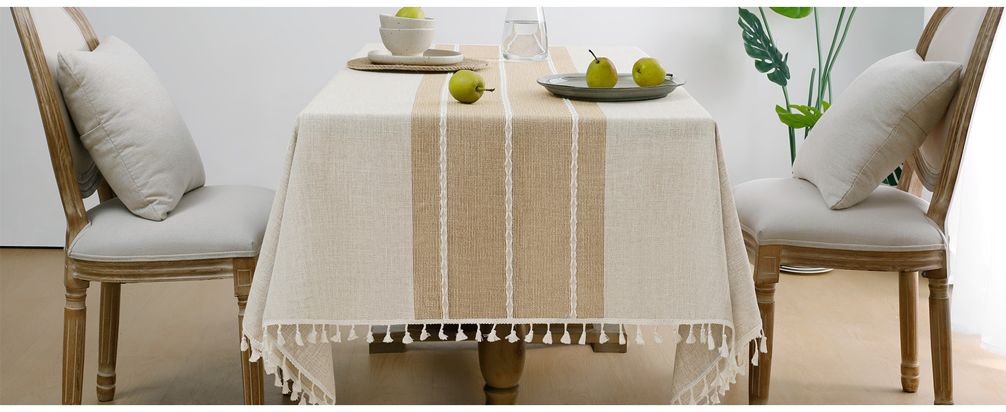 tablecloths for rectangle tables