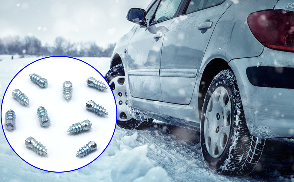 100pcs Tire Stud Screw 15mm/0.59" Wheel Tyre Stud Screws Snow Tire
