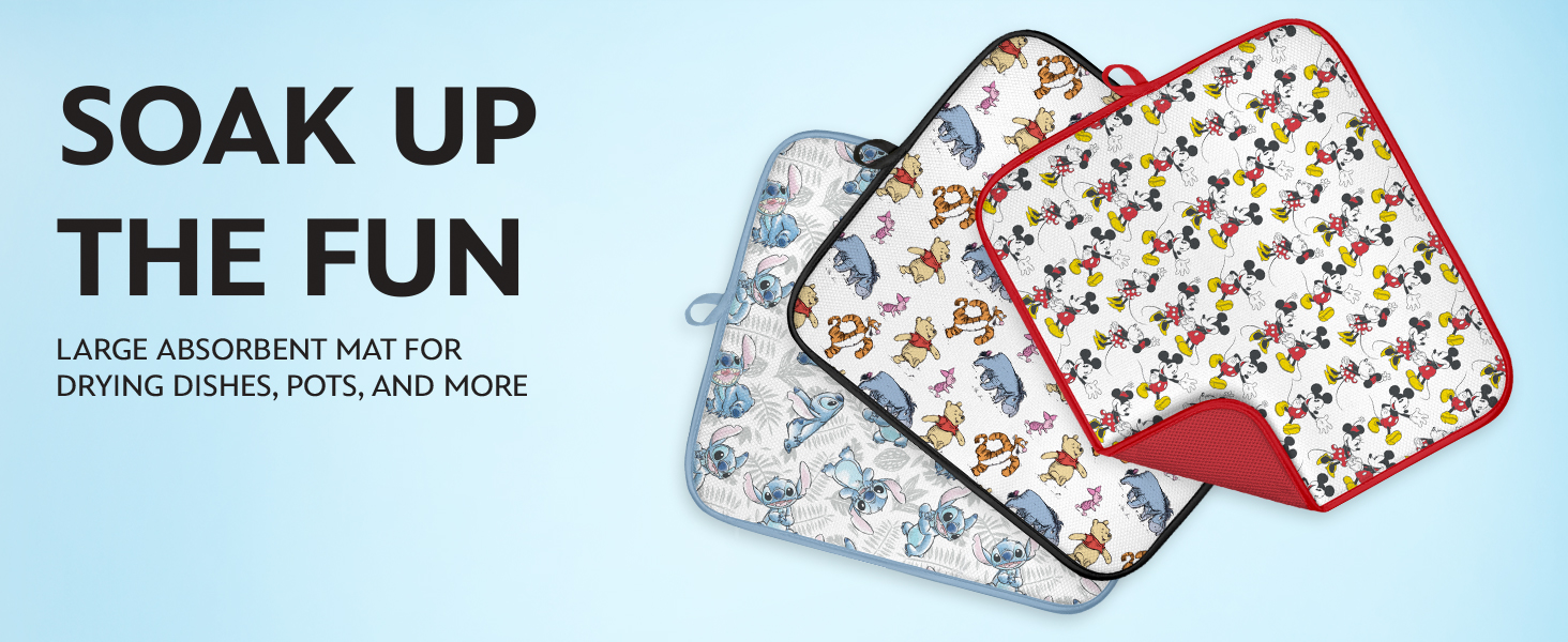 Disney Dish Drying Mats
