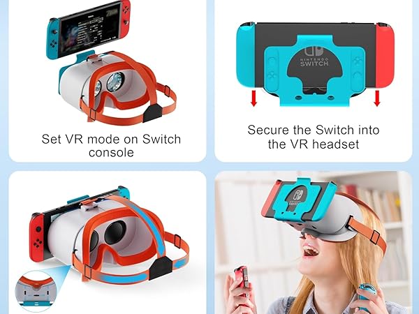 Amazon | YOLOLIDA VRゴーグル ヘッドセット 任天堂スイッチ 3D