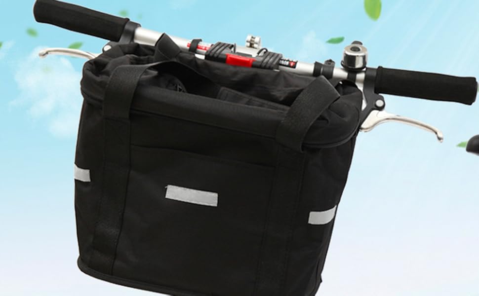 Amazon | N/K 自転車かご 脱着式 前かご バスケット 折りたたみ