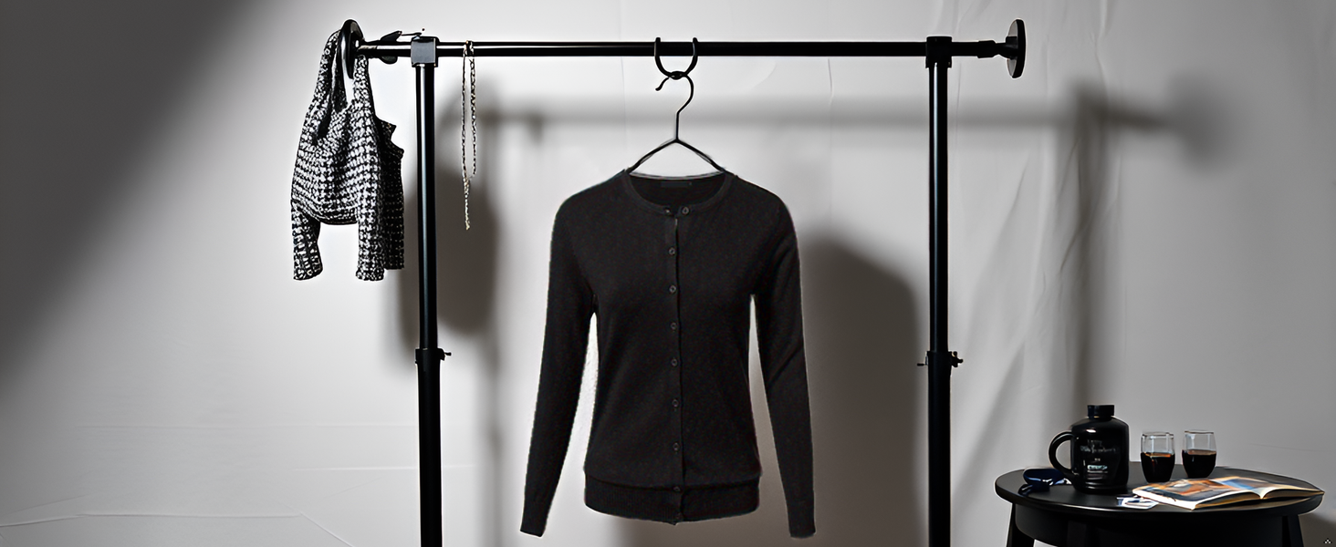 A cozy living room with a plush rug and a product displayed on a coffee table.