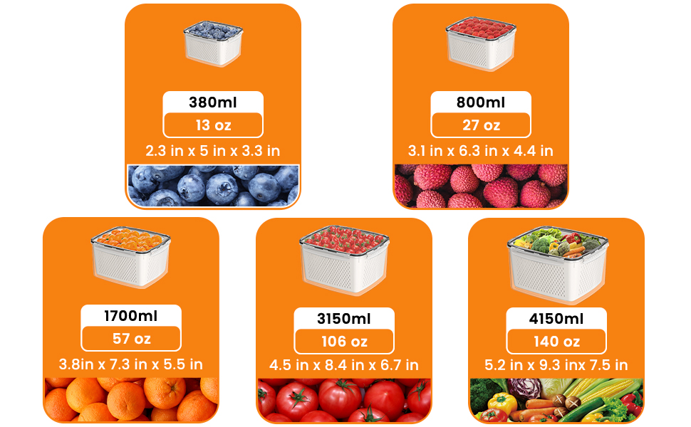 fruit storage containers