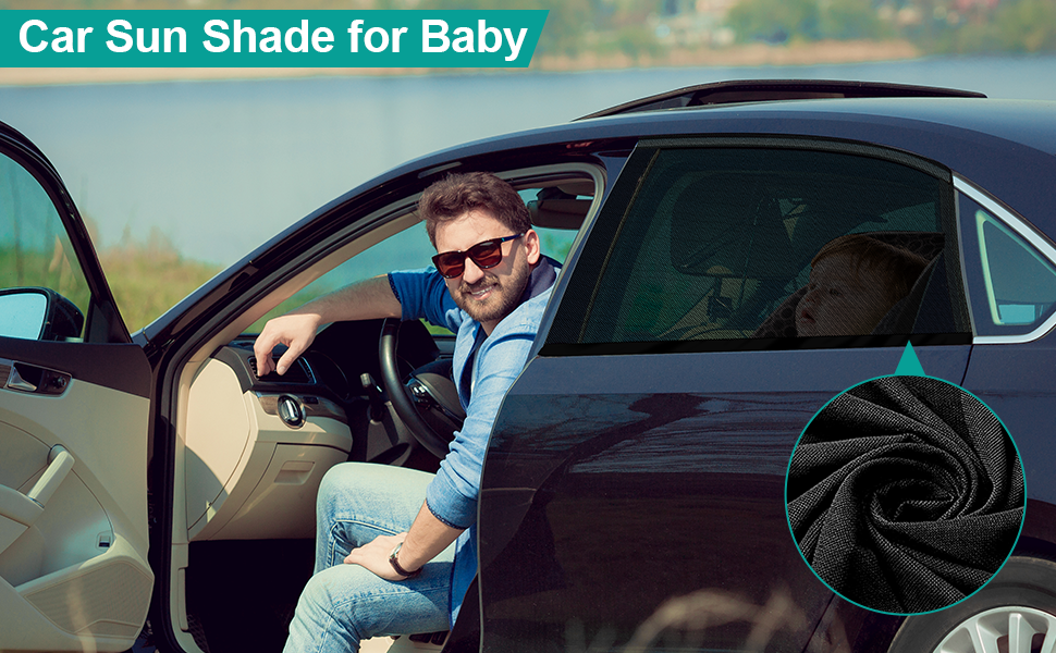 TivsiVer Car Window Shade For BabyUniversal Car Sun Shade For Rear