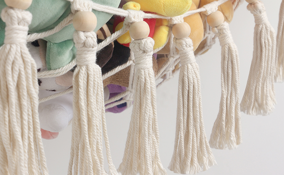Stuffed Animal Net Hammock, Large Toy Storage Hanging Organizer for