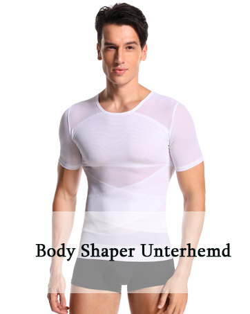 Herrenkompressionshemd schlanker Körper Shaper 