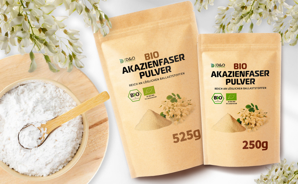 525gr 250gr Akazienfasern