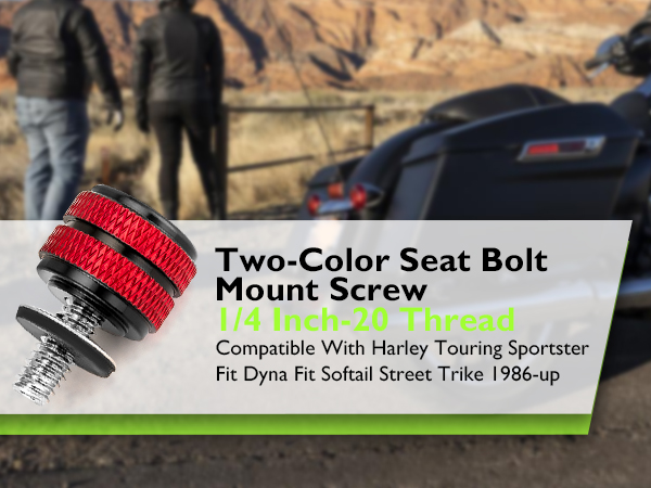 monです！ Amazon.com: Mofun Two-Color Seat Bolt Mount Screw 1/4 Inch