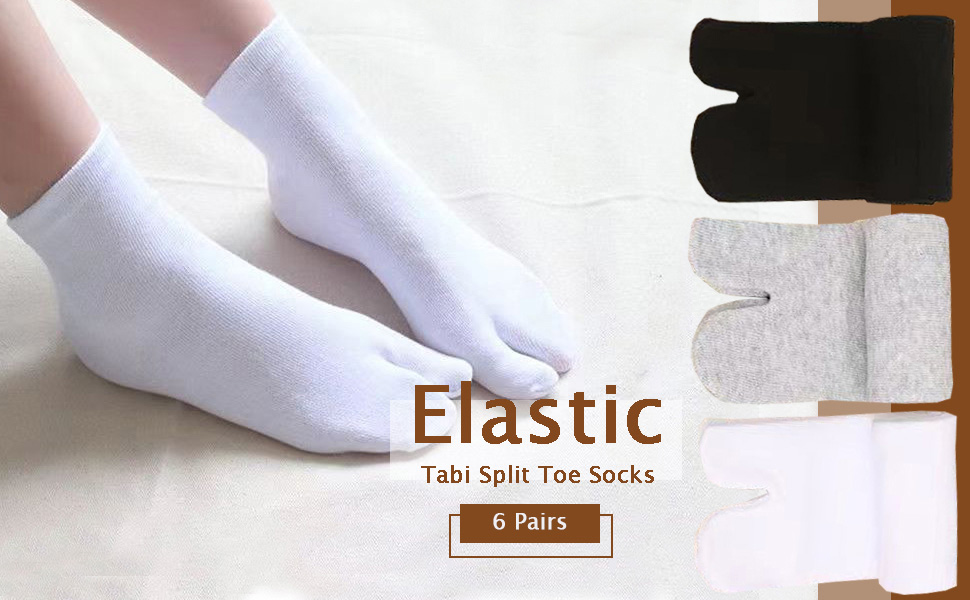 Amazon.com: Eforwest 6 Pairs Men Women Unisex Elastic Cotton