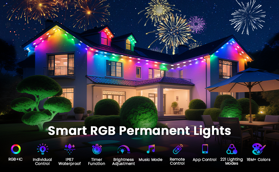 Permanent Outdoor Lights for House