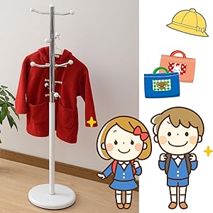 Amazon.co.jp: 山善(YAMAZEN) ポールハンガー キッズ オフ