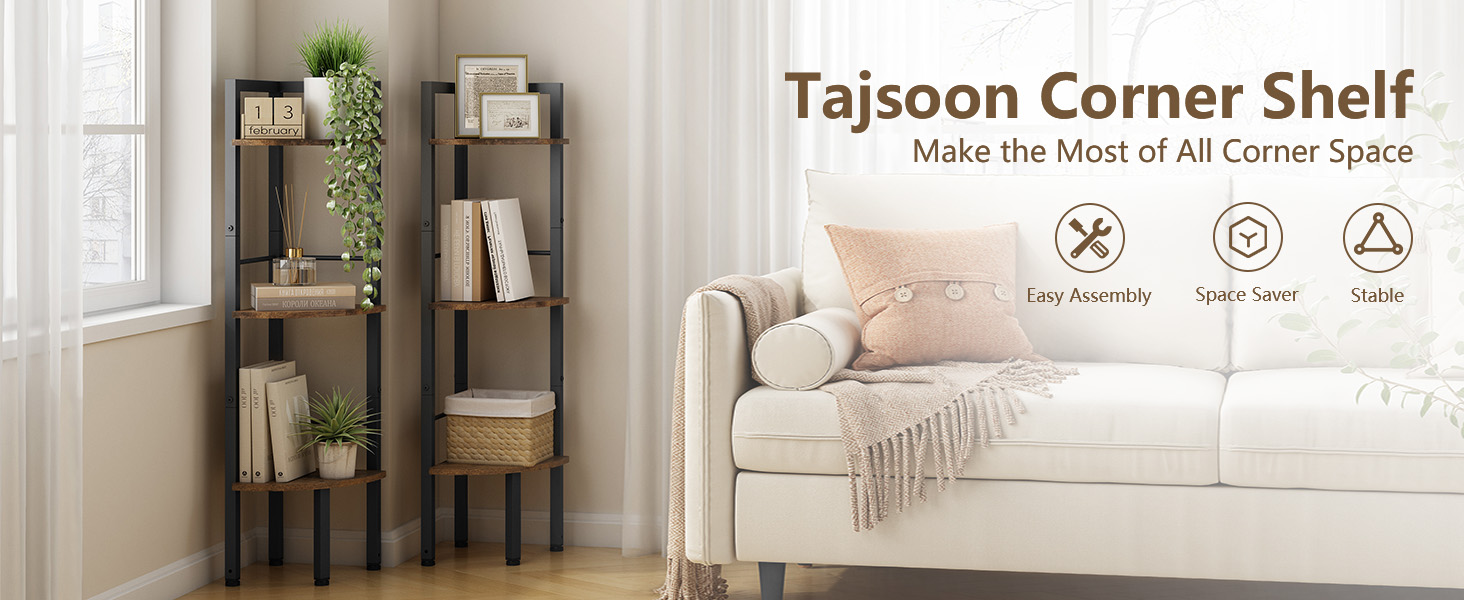 small corner shelf stand