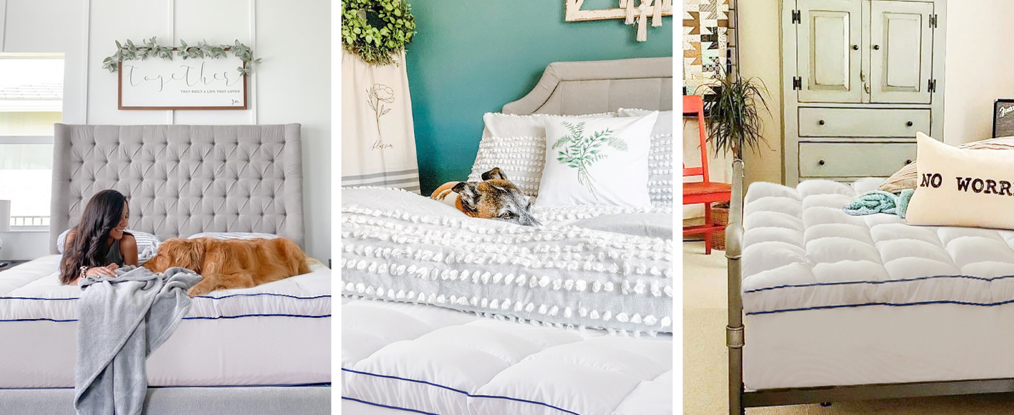 Hokway Queen Mattress Pad Mattress Topper with 821" Deep