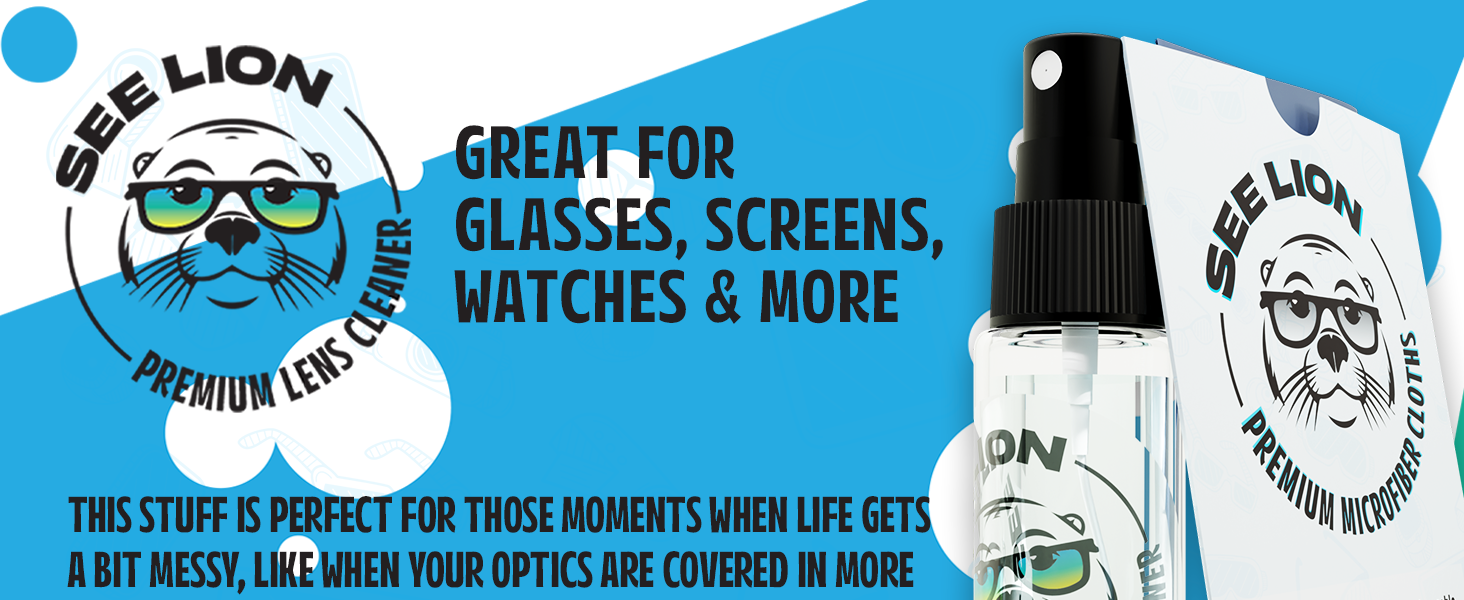 See Lion Premium Anti-Fog Spray for glasses, goggles, visors, tech, sunglasses and more