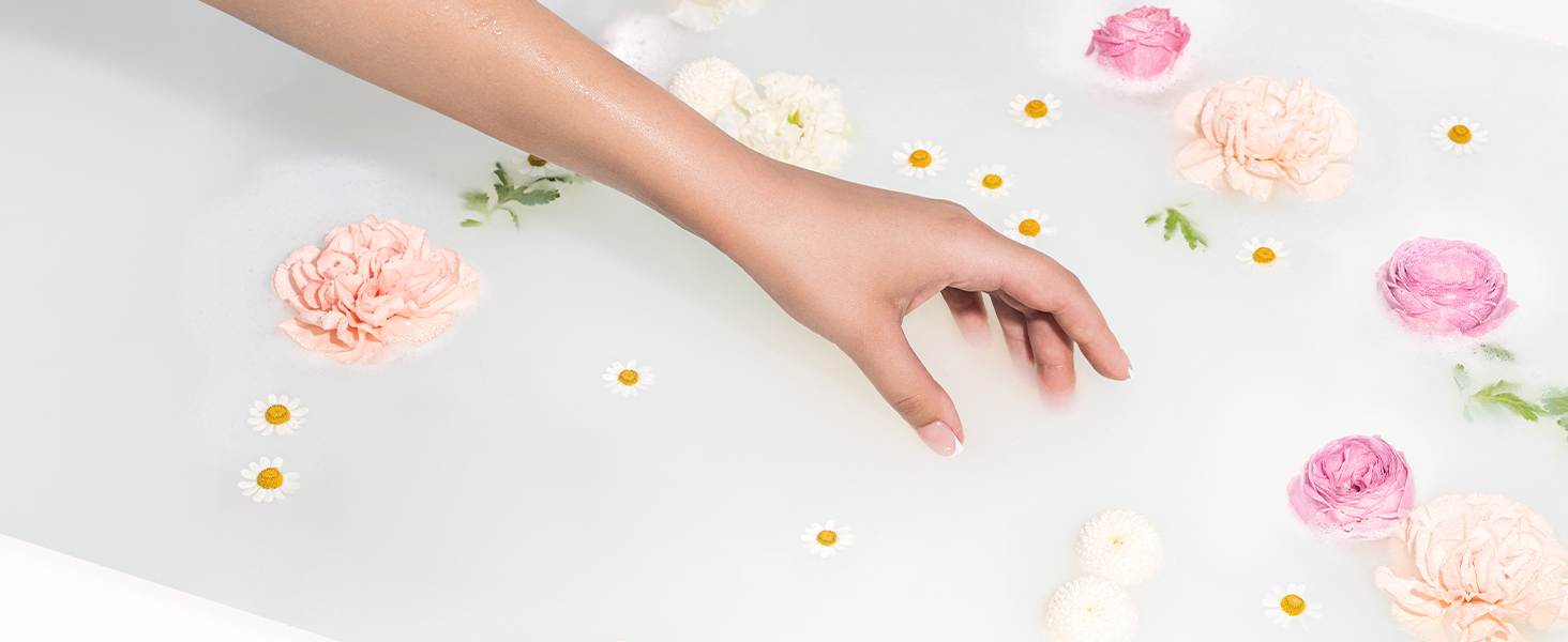 milk bath moisturise the skin soothe irritation exfoliate dead skin cells improve skin gifts