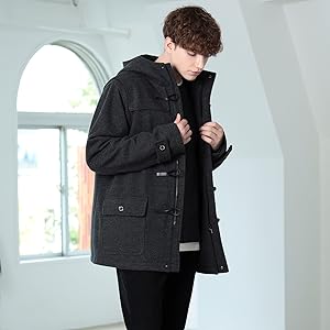 [定価４万] ビームス BEAMS 本格 ダッフルコート メンズM 紺 ハーフ 定価4万] ビームス BEAMS 本格 ダッフルコート メンズM 紺 ハーフ