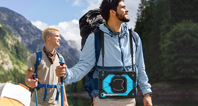 WESOROL Samsung Galaxy Tab S10 FE/ S9 FE/ S9 5G Case (10.9''/11'') with Adjustable Shoulder Strap