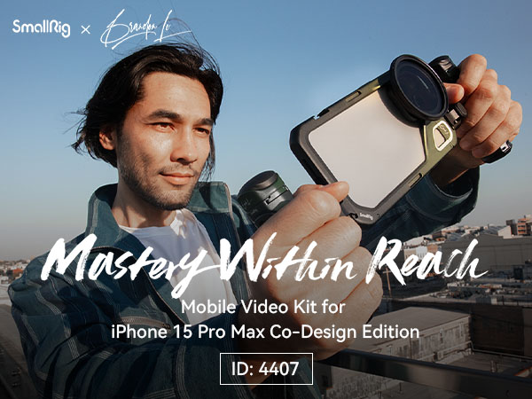 SmallRig x Brandon Li Mobile Video Kit for iPhone 15 Pro Max