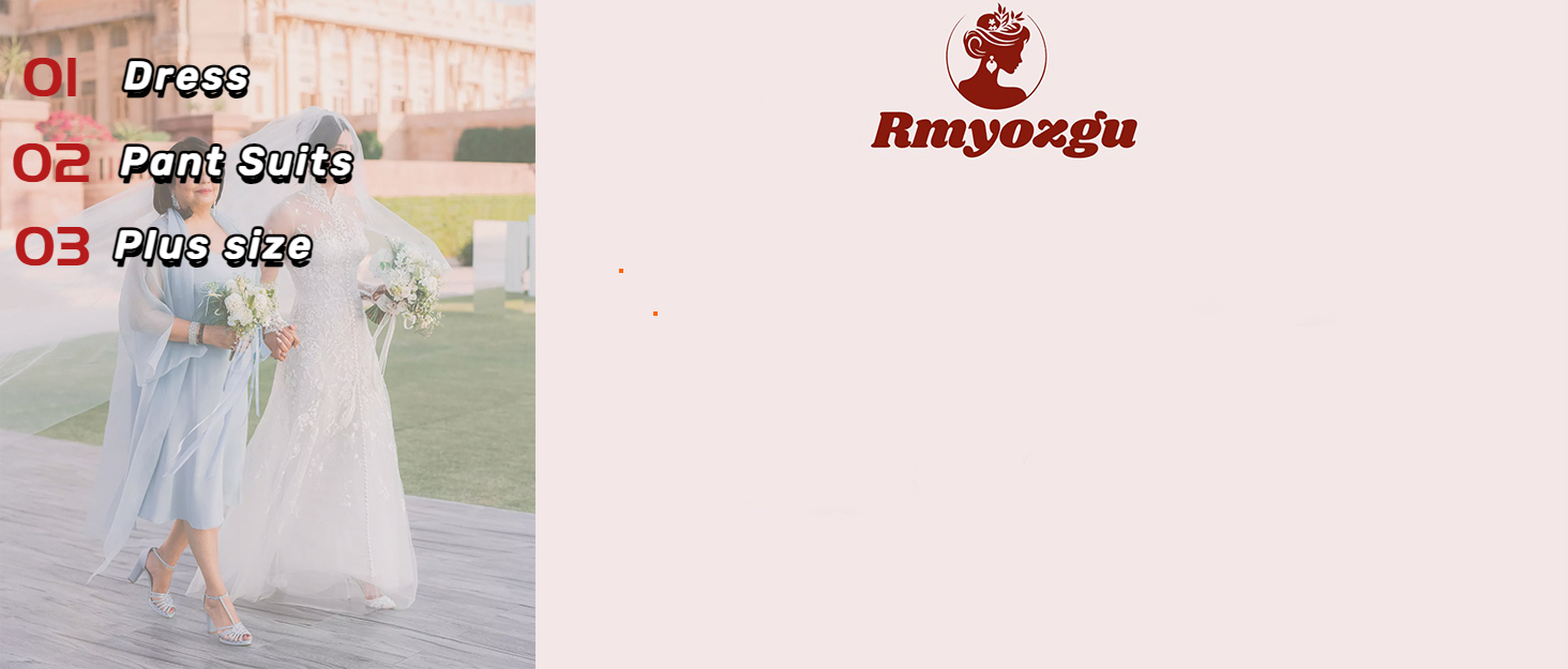 Rmyozgu Mother of The Bride Dresses for Wedding A Line Lace