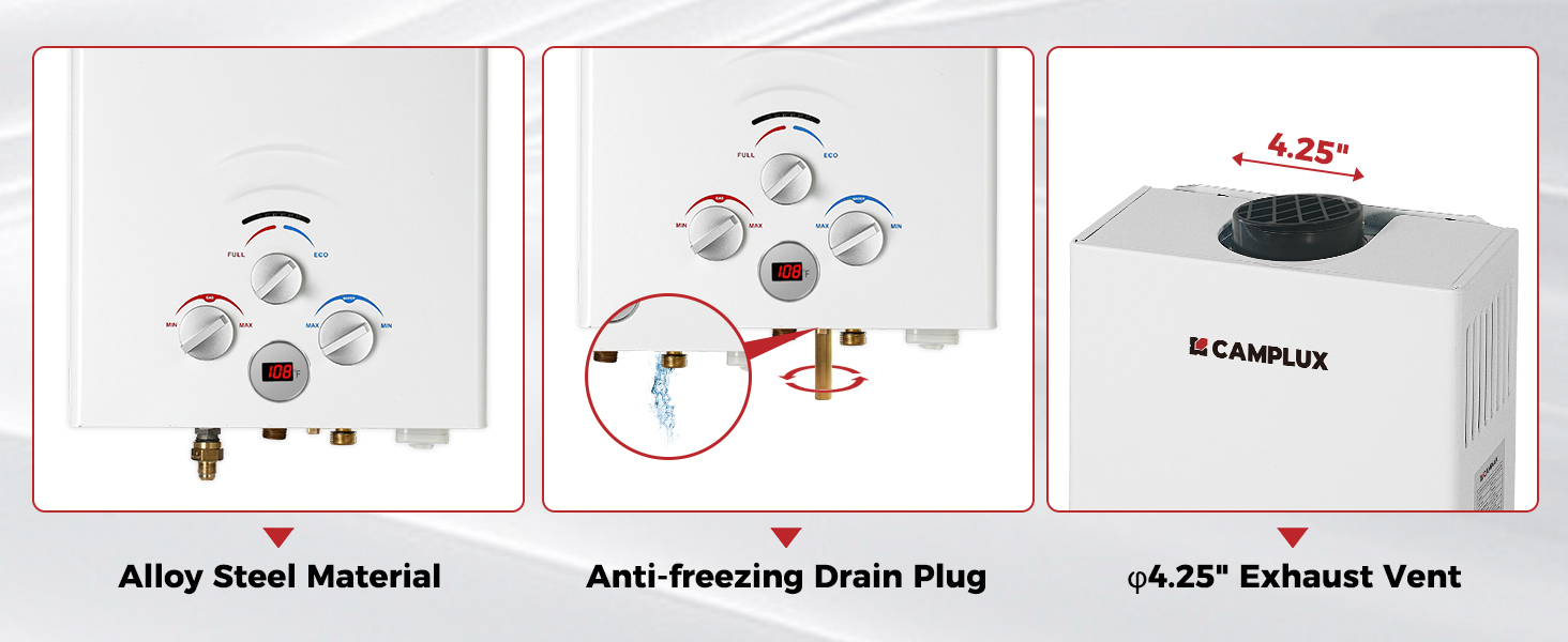 water heater camplux
