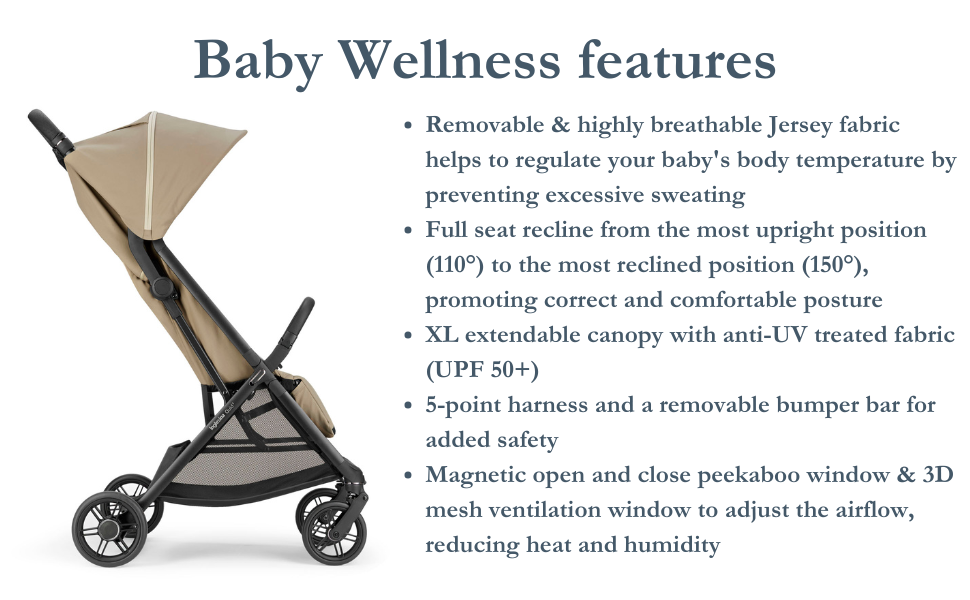 Inglesina Quid3 stroller baby wellness