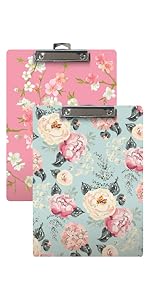 Fashion Clipboard Floral 2pk