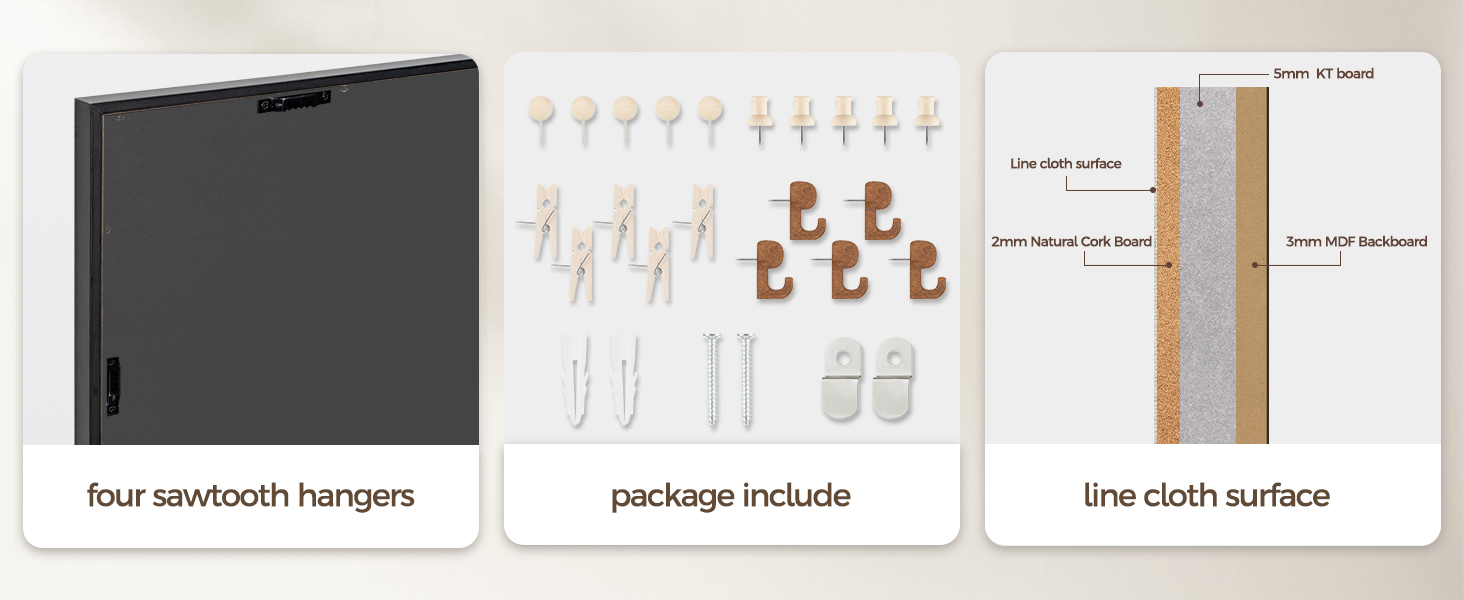 wood cork boards