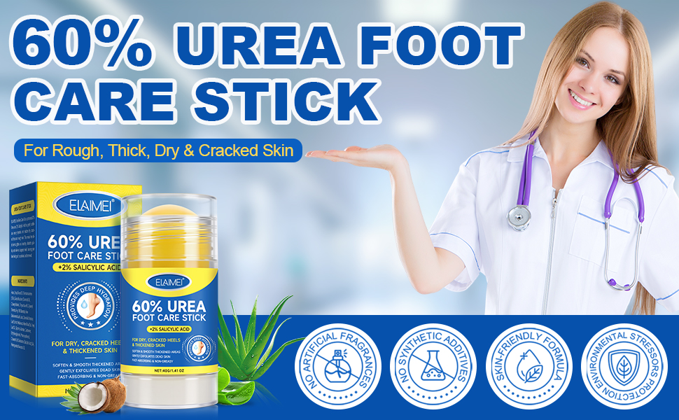60% Urea with 2% Salicylic Acid Urea Foot Care Stick