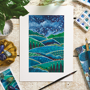 abstract art mixed media watercolour journal prompts artist sketchbook beginner botanical painting