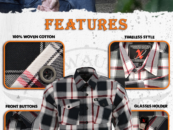 Amazon.com: Milwaukee Leather MNG11625 Men's Flannel Plaid