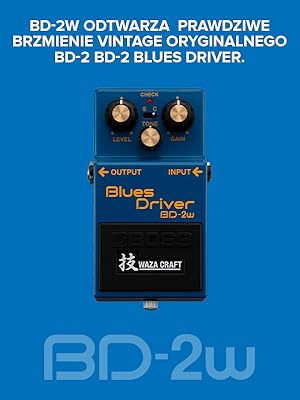 BOSS BD-2W Blues Driver - Efekt Gitarowy Premium Waza Craft