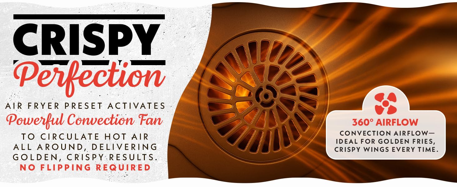 Crispy Pizza cooker Powerful Fan For Fast Even Cooking