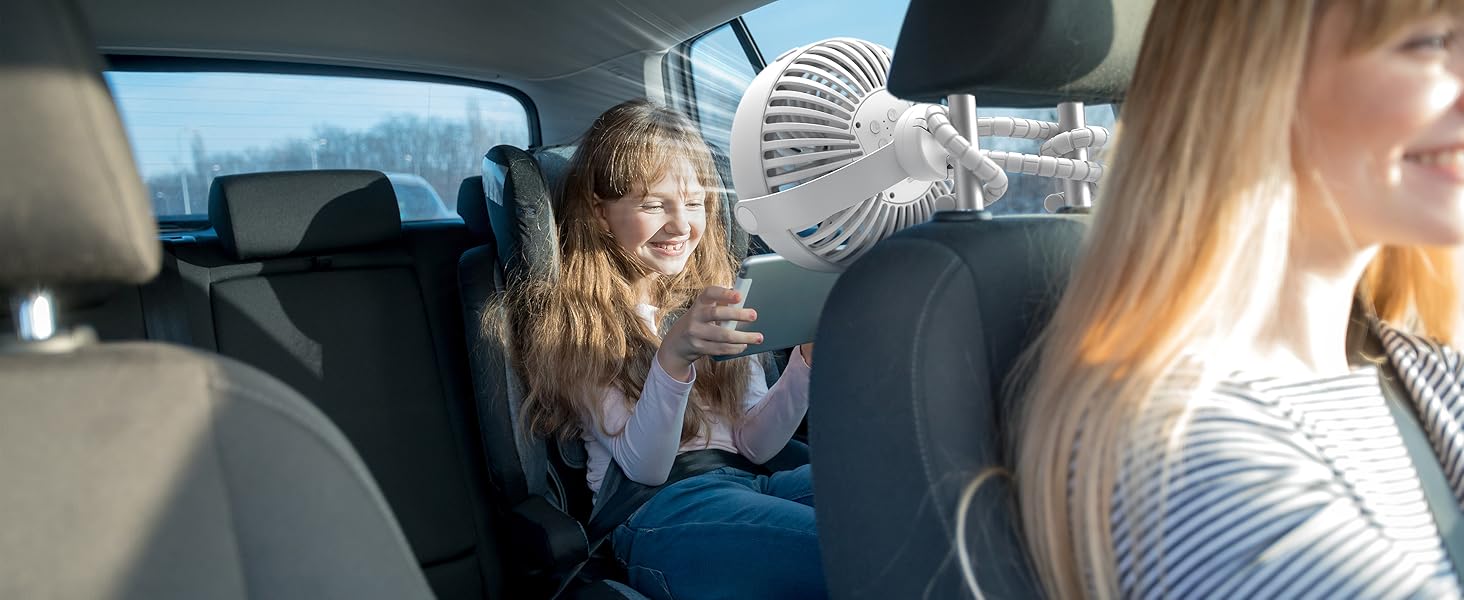 carseat fan stroller fan rechargeable stroller fans fan for baby battery operated stroller fan