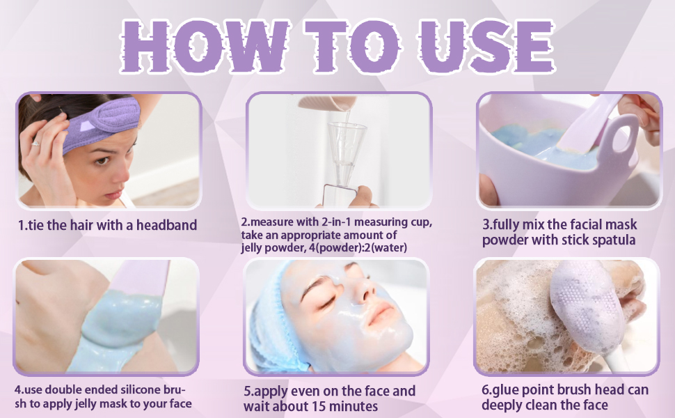 Jelly Mask Set Hyalorunic Acid Jelly Masks For Facials Professional Rose Hydro Jelly Face Mask