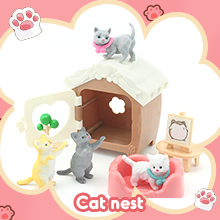 Cat Figures Playset