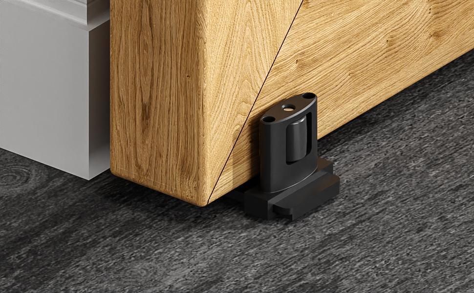 barn door guide wall mount