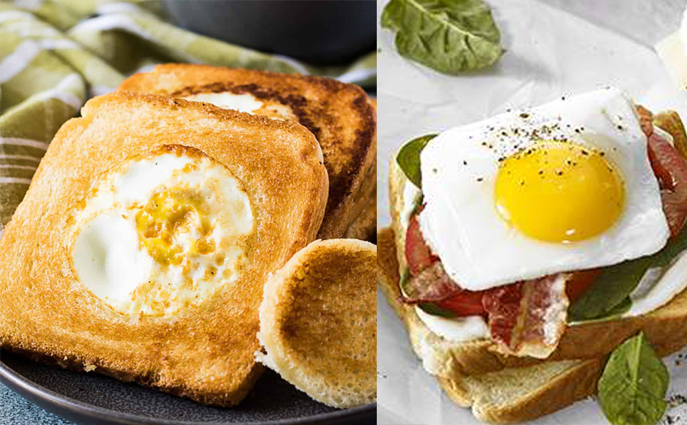 Suqare Egg Rings for Frying Eggs