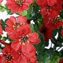 Artificial Faux Hanging Flowers Plants for Spring Outdoor Outside Decoration