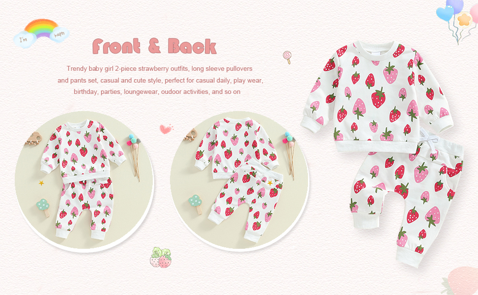 fashion toddler girl fall tracksuit loungewear baby girl sweatsuit crewneck sweatshirt trousers suit