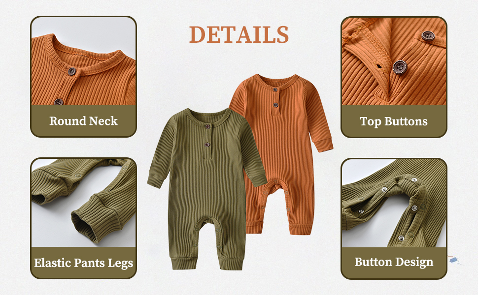 Baby Boy Girl Rompers