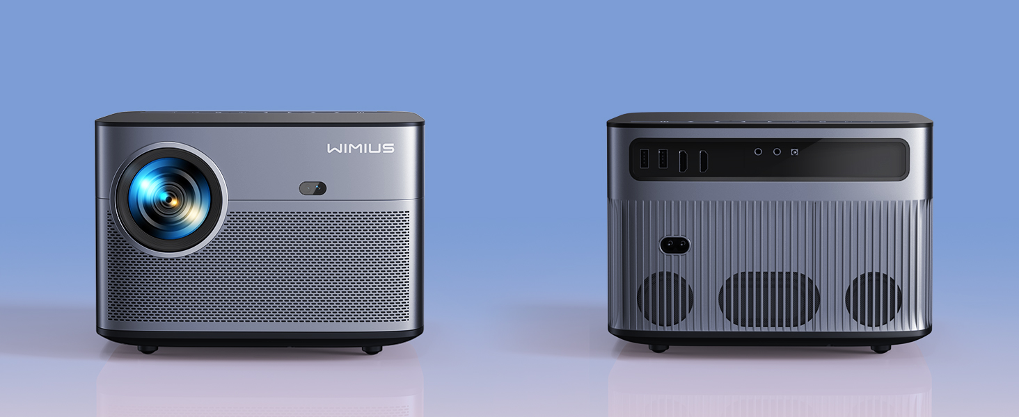 Amazon.co.jp WiMiUS P64 プロジェクター 家庭用 高輝度750ANSI 【オートフォーカス＆自動台形補正】 次世代