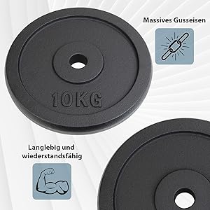 Hantelscheiben Gusseisen