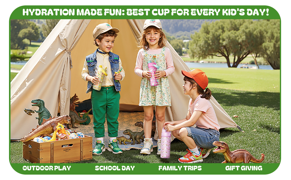 Best Cup for Every Kid's Day: Outdoor Play, School Day, Family Trips, Gift Giving.