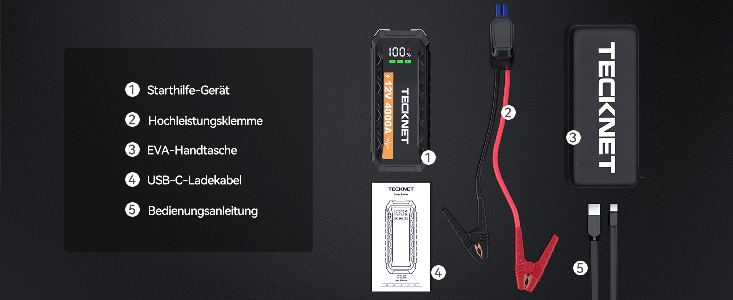 Technisches Diagramm, das die Installations- oder Montageschritte für ein elektronisches Gerät zeigt. Schwarzer Hintergrund mit weißen und roten Indikatormarkierungen.