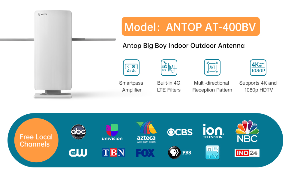 Antop tv antenna at-400bv