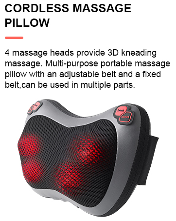 CORDLESS MASSAGE PILLOW