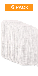 Baby Burp Cloths Muslin Washcloths