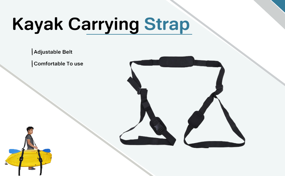 Kayak Carrying Strap,Portable Kayak Canoe SUP Surfboard Adjustable
