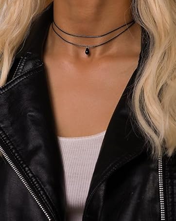 Sacina gothic goth punk choker