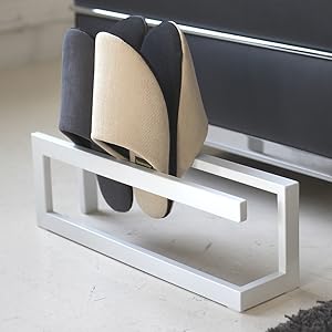 Amazon｜山崎実業(Yamazaki) スリッパラック ライン ブラック